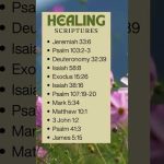 ✝️ Healing Scriptures Bible Verses 🙏 #prayer #jesus #healingscriptureswithsoakingmusic