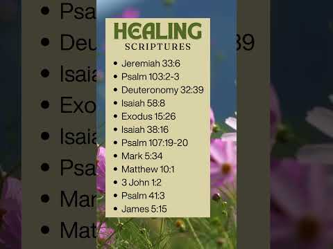 ✝️ Healing Scriptures Bible Verses 🙏 #prayer #jesus #healingscriptureswithsoakingmusic What the Bible Says